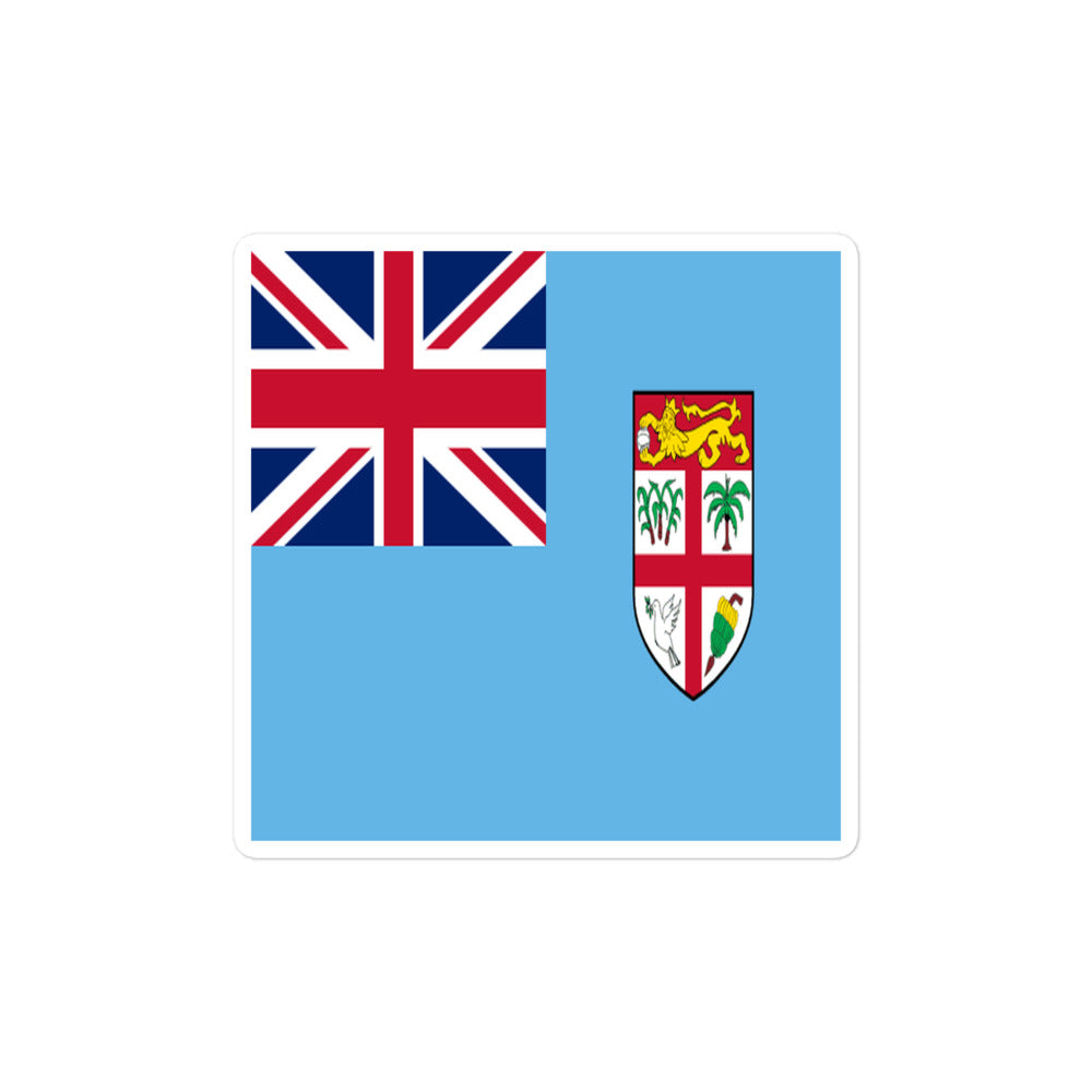 National Flag Stickers - Collection 3 Fiji sticker-4x4