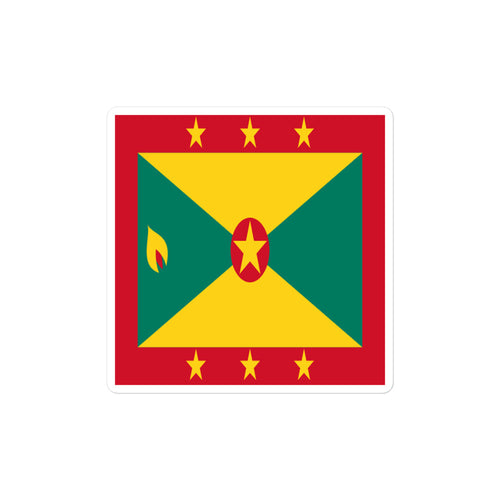 National Flag Stickers - Collection 4 Grenada / 2x2 / Satin