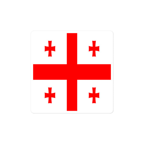 National Flag Stickers - Collection 4 Georgia / 2x2 / Satin