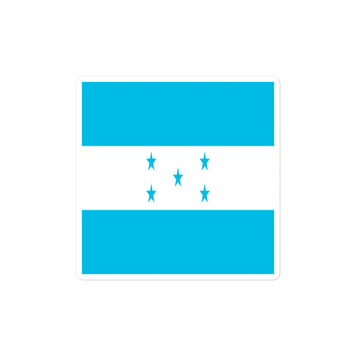 National Flag Stickers - Collection 4 Honduras / 2x2 / Satin