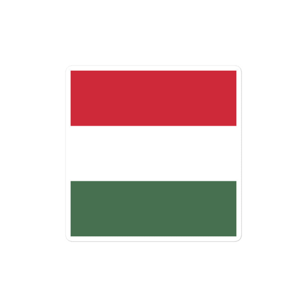National Flag Stickers - Collection 4 Hungary sticker-4x4