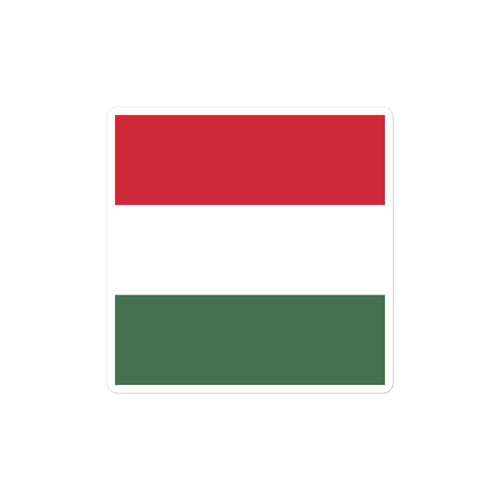 National Flag Stickers - Collection 4 Hungary / 2x2 / Satin