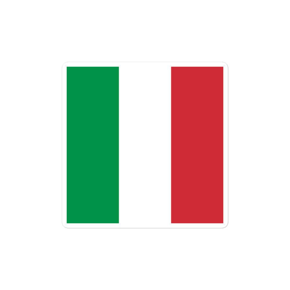 National Flag Stickers - Collection 5 Italy sticker-4x4