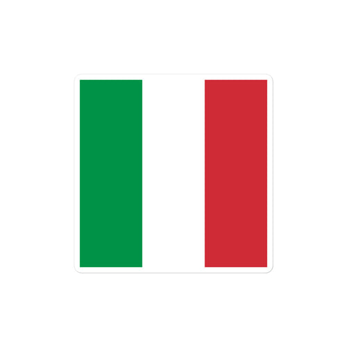 National Flag Stickers - Collection 5 Italy / 2x2 / Satin
