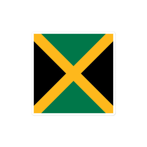 National Flag Stickers - Collection 5 Jamaica / 2x2 / Satin