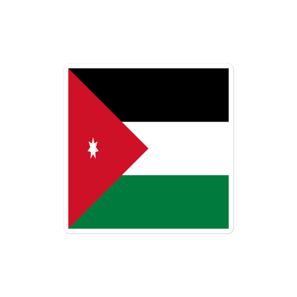 National Flag Stickers - Collection 5 Jordan sticker-4x4