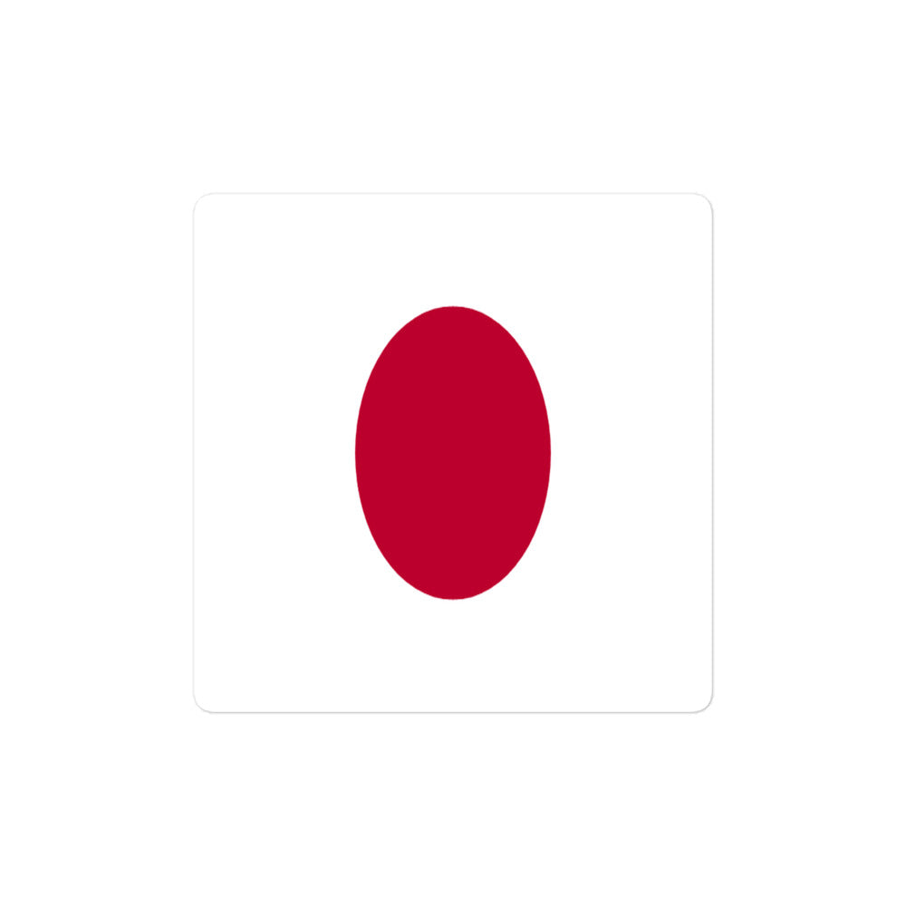 National Flag Stickers - Collection 5 Japan sticker-4x4