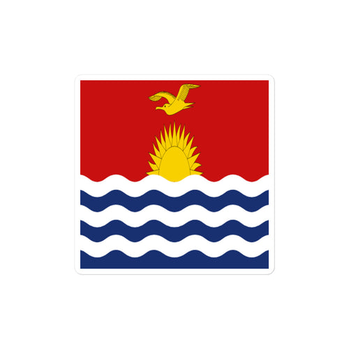 National Flag Stickers - Collection 5 Kiribati / 2x2 / Satin