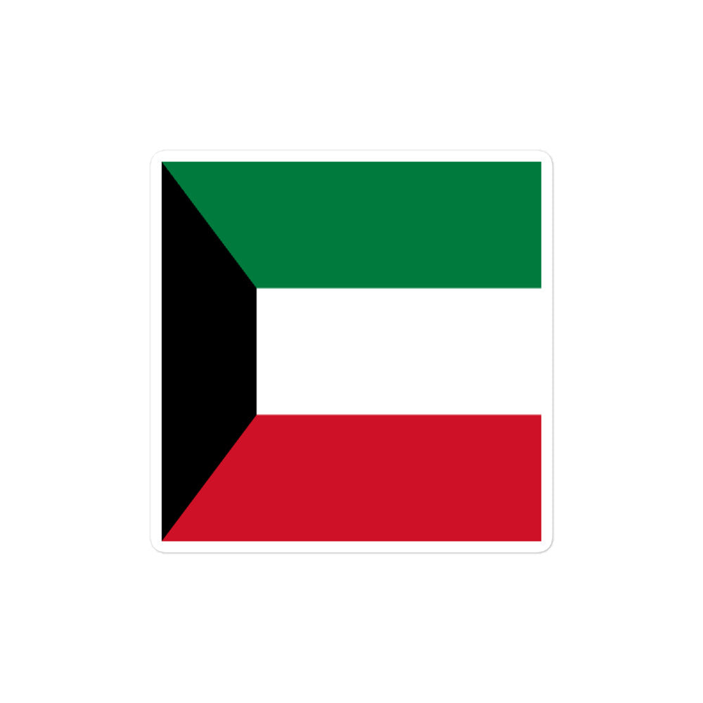 National Flag Stickers - Collection 5 Kuwait sticker-4x4