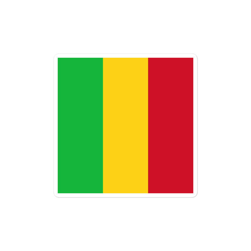National Flag Stickers - Collection 6 Mali sticker-4x4