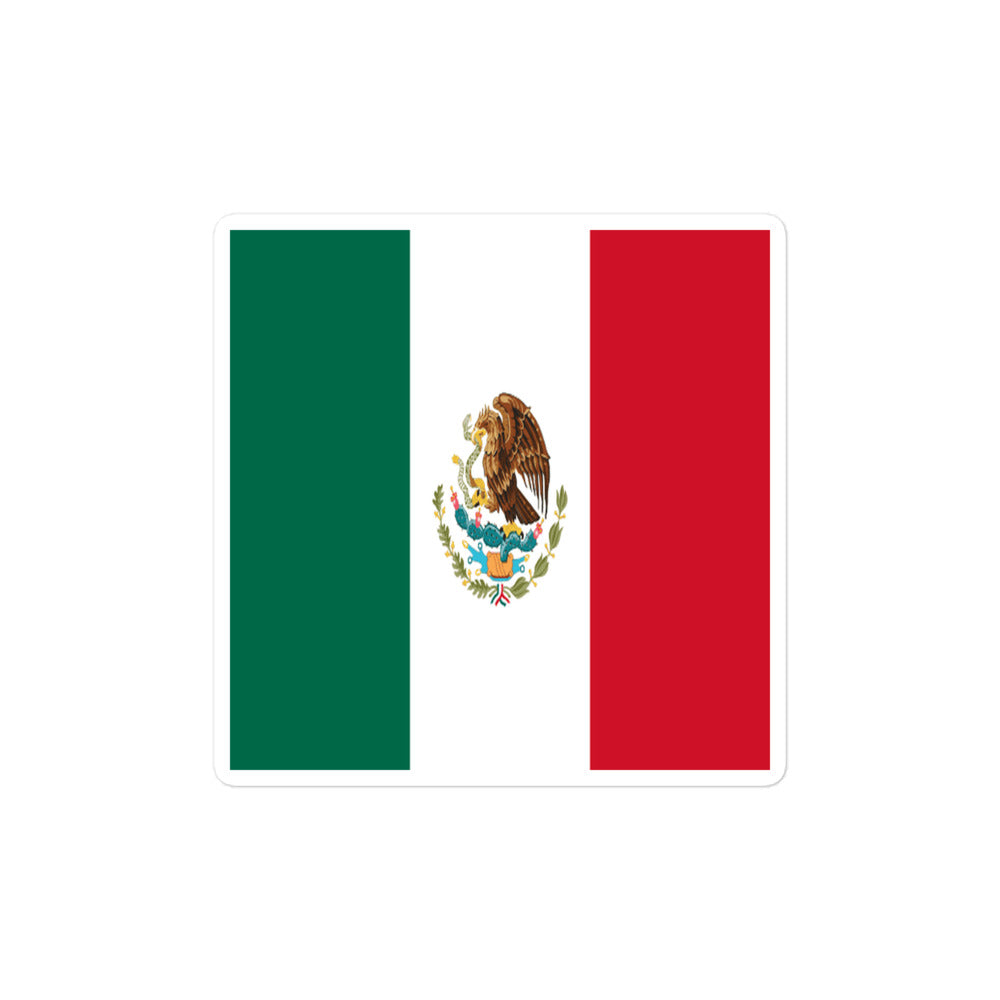 National Flag Stickers - Collection 7 Mexico sticker-4x4