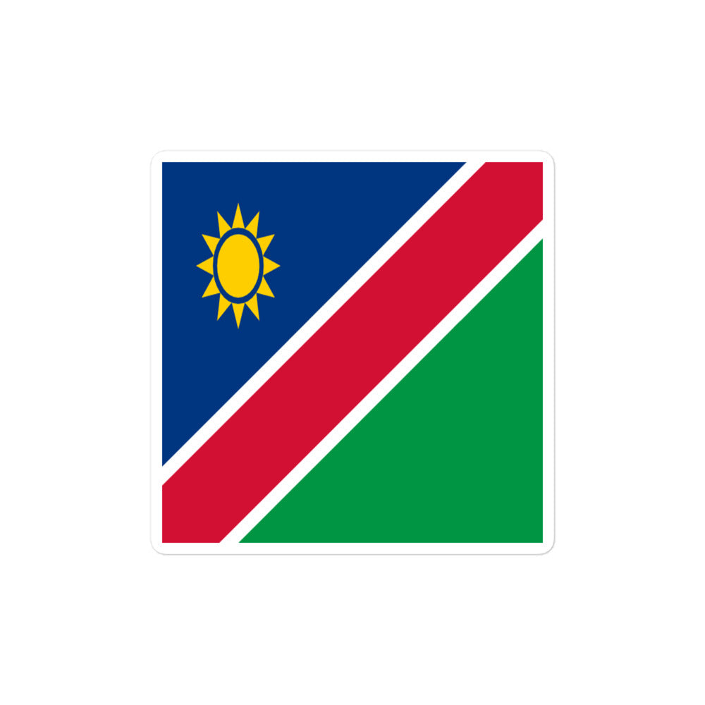 National Flag Stickers - Collection 7 Namibia sticker-4x4
