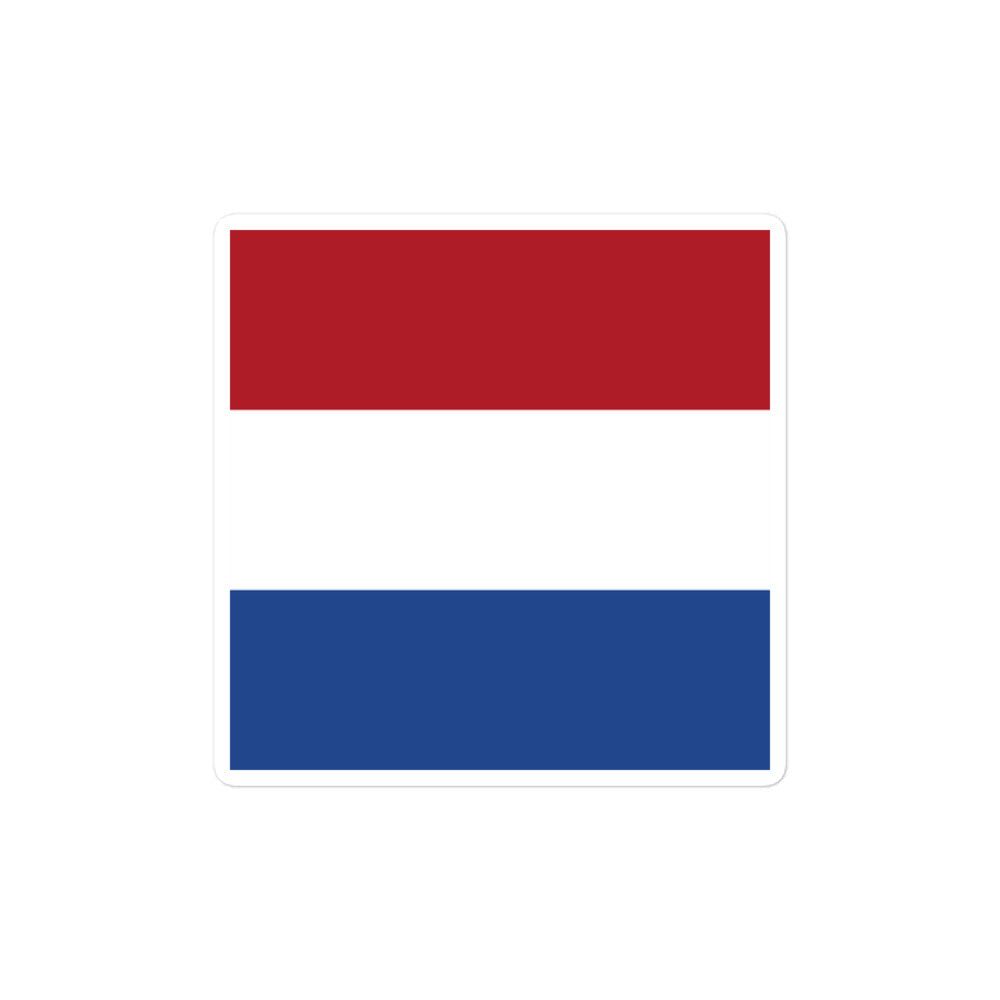 National Flag Stickers - Collection 7 Netherlands sticker-4x4