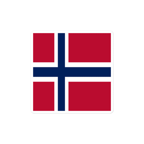 National Flag Stickers - Collection 7 Norway / 2x2 / Satin