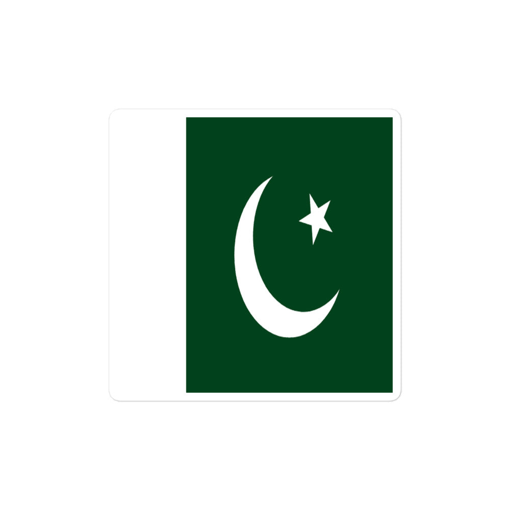 National Flag Stickers - Collection 7 Pakistan sticker-4x4