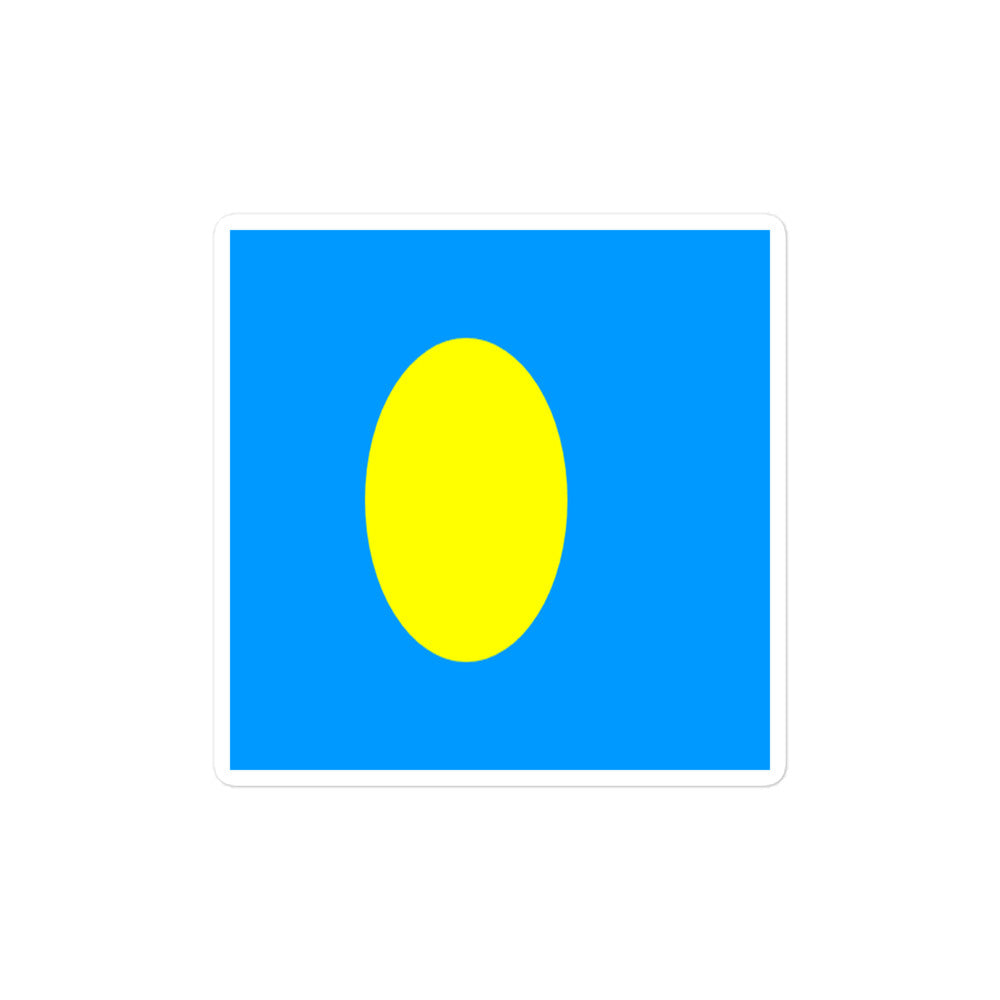 National Flag Stickers - Collection 8 Palau sticker-4x4