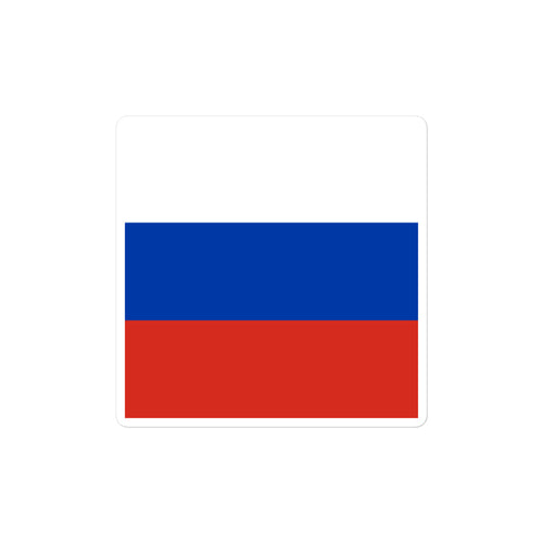 National Flag Stickers - Collection 8 Russia / 2x2 / Satin