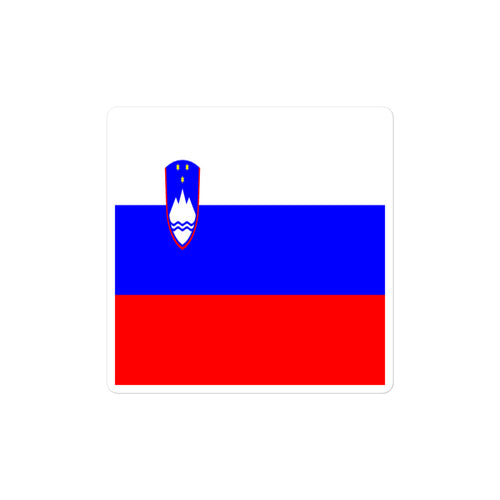 National Flag Stickers - Collection 8 Slovenia / 2x2 / Satin