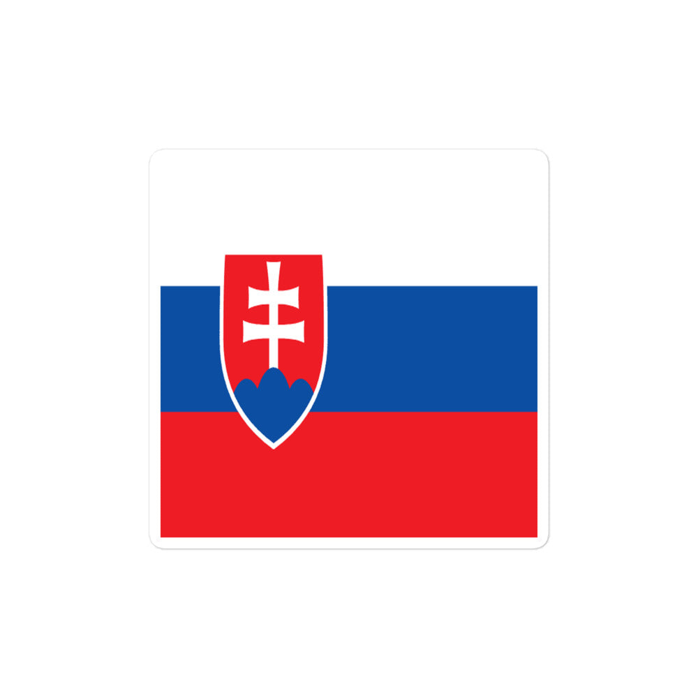 National Flag Stickers - Collection 8 Slovakia sticker-4x4