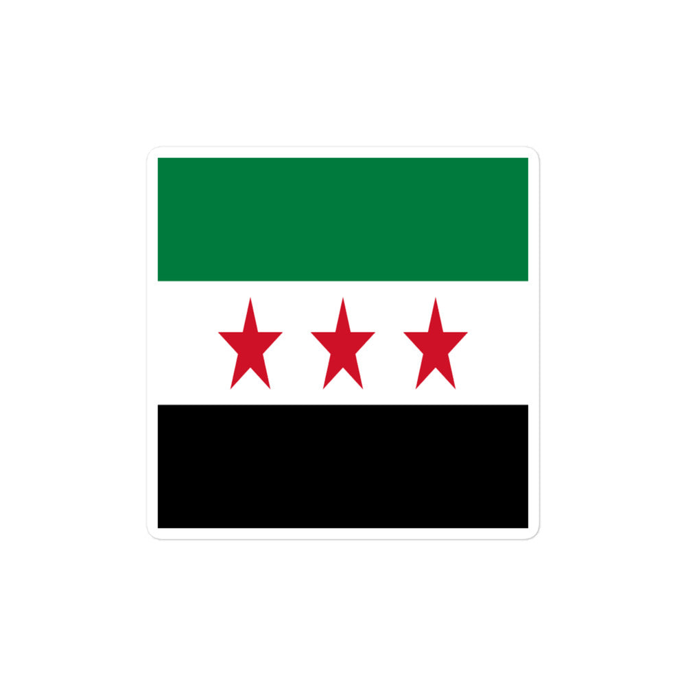 National Flag Stickers - Collection 9 Syria sticker-4x4