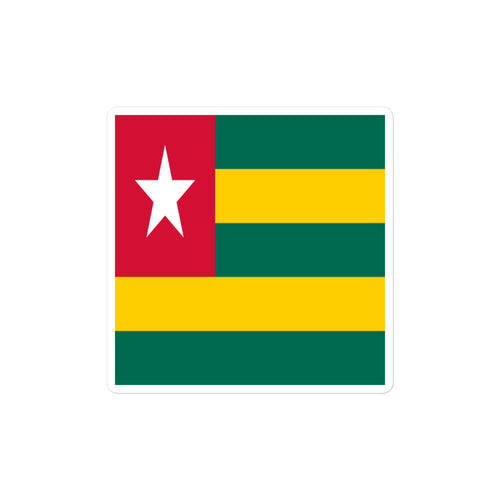 National Flag Stickers - Collection 9 Togo / 2x2 / Satin
