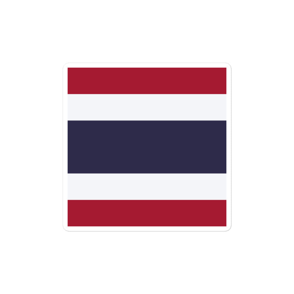 National Flag Stickers - Collection 9 Thailand sticker-4x4