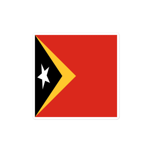 National Flag Stickers - Collection 9 Timor-Leste / 2x2 / Satin