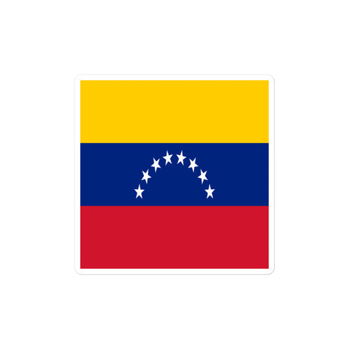 National Flag Stickers - Collection 10 Venezuela / 2x2 / Satin