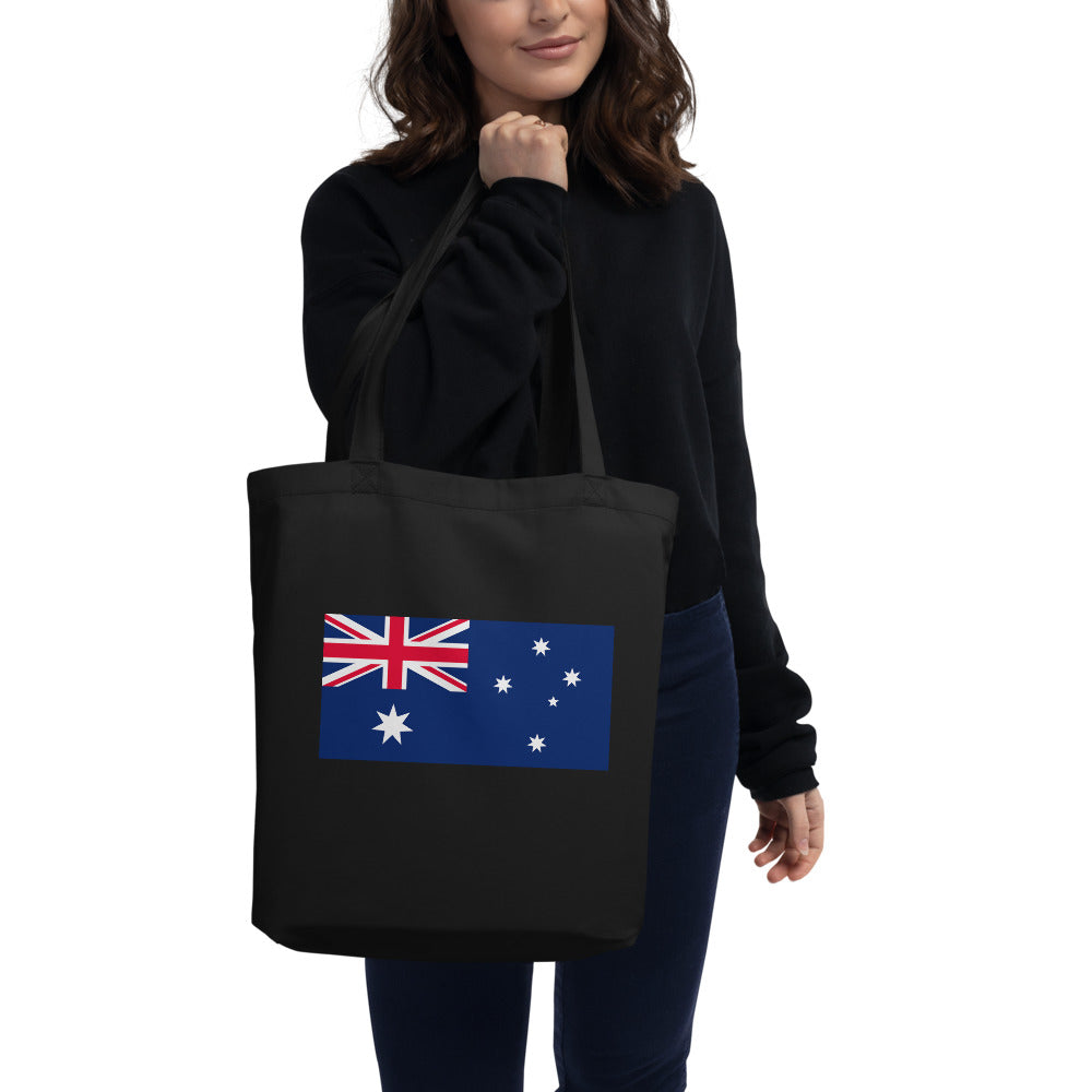 National Flag Tote Bags - Collection 1 Australia tote-black