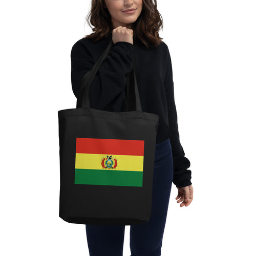 National Flag Tote Bags - Collection 1 Bolivia / One size / Black