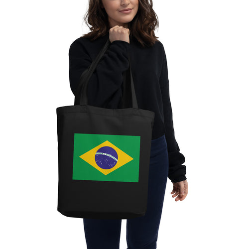 National Flag Tote Bags - Collection 1 Brazil / One size / Black