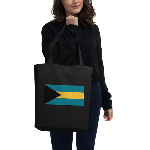 National Flag Tote Bags - Collection 1 Bahamas / One size / Black