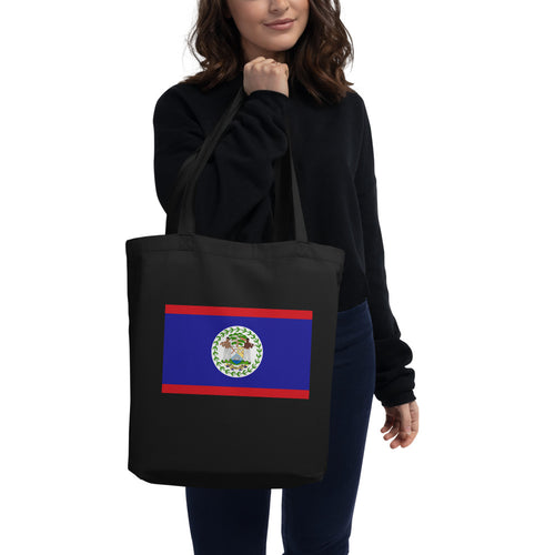 National Flag Tote Bags - Collection 1 Belize / One size / Black