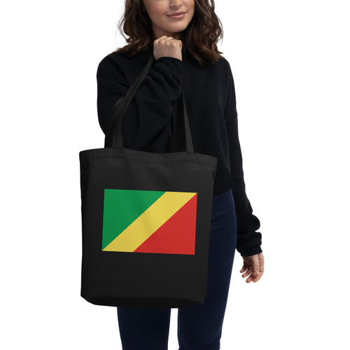 National Flag Tote Bags - Collection 1 Republic of the Congo / One size / Black