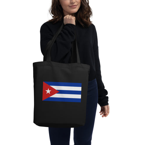 National Flag Tote Bags - Collection 1 Cuba / One size / Black
