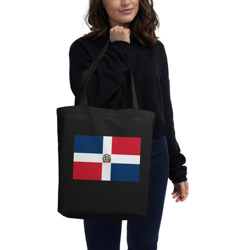 National Flag Tote Bags - Collection 1 Dominican Republic / One size / Black