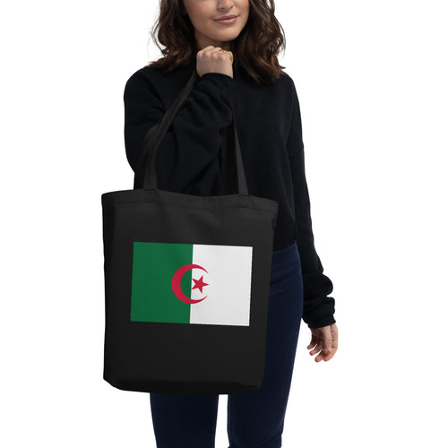 National Flag Tote Bags - Collection 1 Algeria / One size / Black