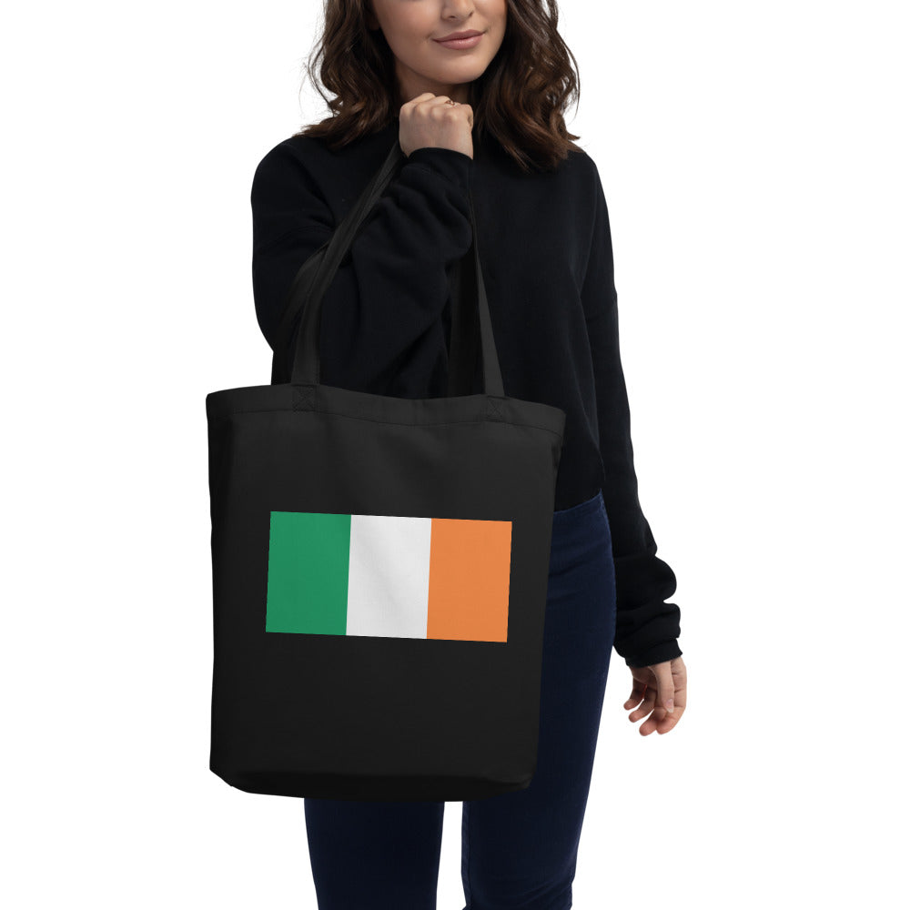 National Flag Tote Bags - Collection 2 Ireland tote-black