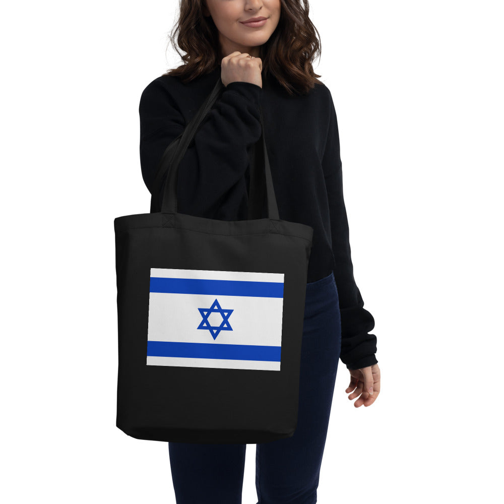 National Flag Tote Bags - Collection 2 Israel tote-black