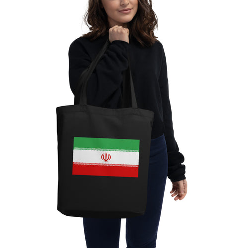 National Flag Tote Bags - Collection 2 Iran / One size / Black