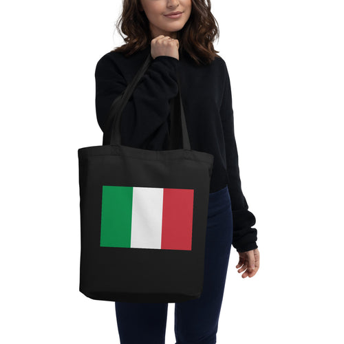 National Flag Tote Bags - Collection 2 Italy / One size / Black