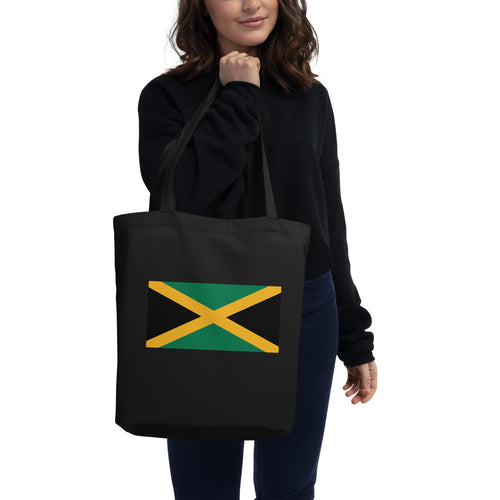 National Flag Tote Bags - Collection 2 Jamaica / One size / Black