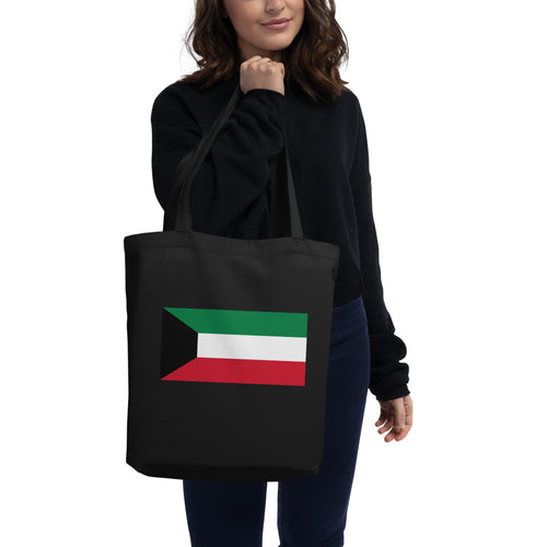 National Flag Tote Bags - Collection 2 Kuwait / One size / Black