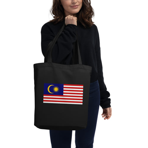National Flag Tote Bags - Collection 3 Malaysia / One size / Black