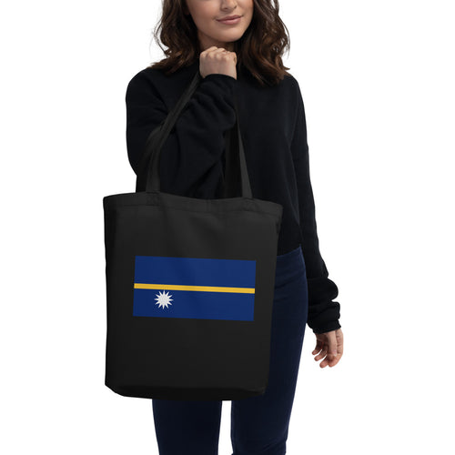 National Flag Tote Bags - Collection 3 Nauru / One size / Black
