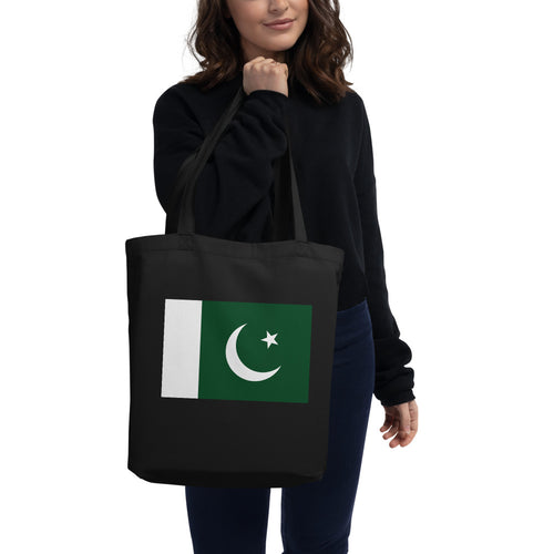 National Flag Tote Bags - Collection 3 Pakistan / One size / Black