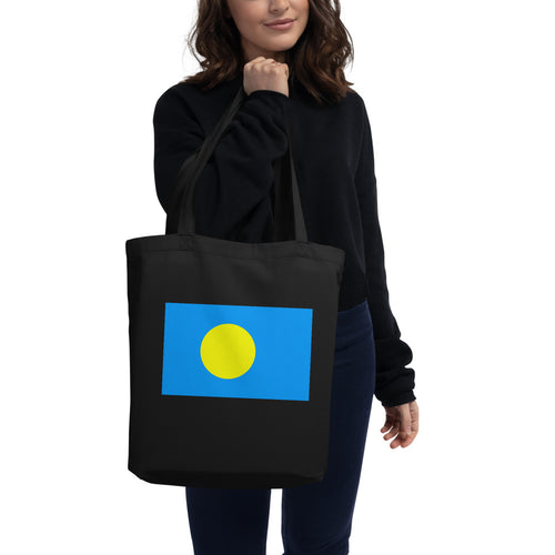 National Flag Tote Bags - Collection 3 Palau / One size / Black