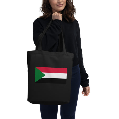 National Flag Tote Bags - Collection 4 Sudan / One size / Black