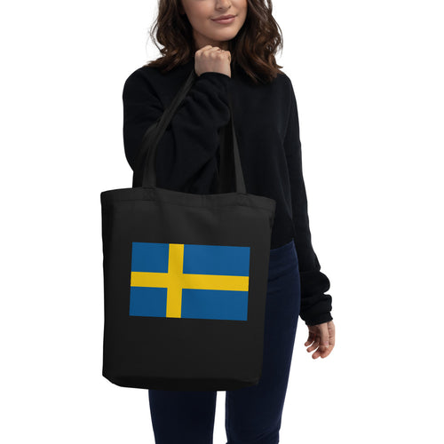 National Flag Tote Bags - Collection 4 Sweden / One size / Black