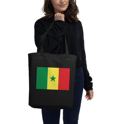 National Flag Tote Bags - Collection 4 Senegal / One size / Black